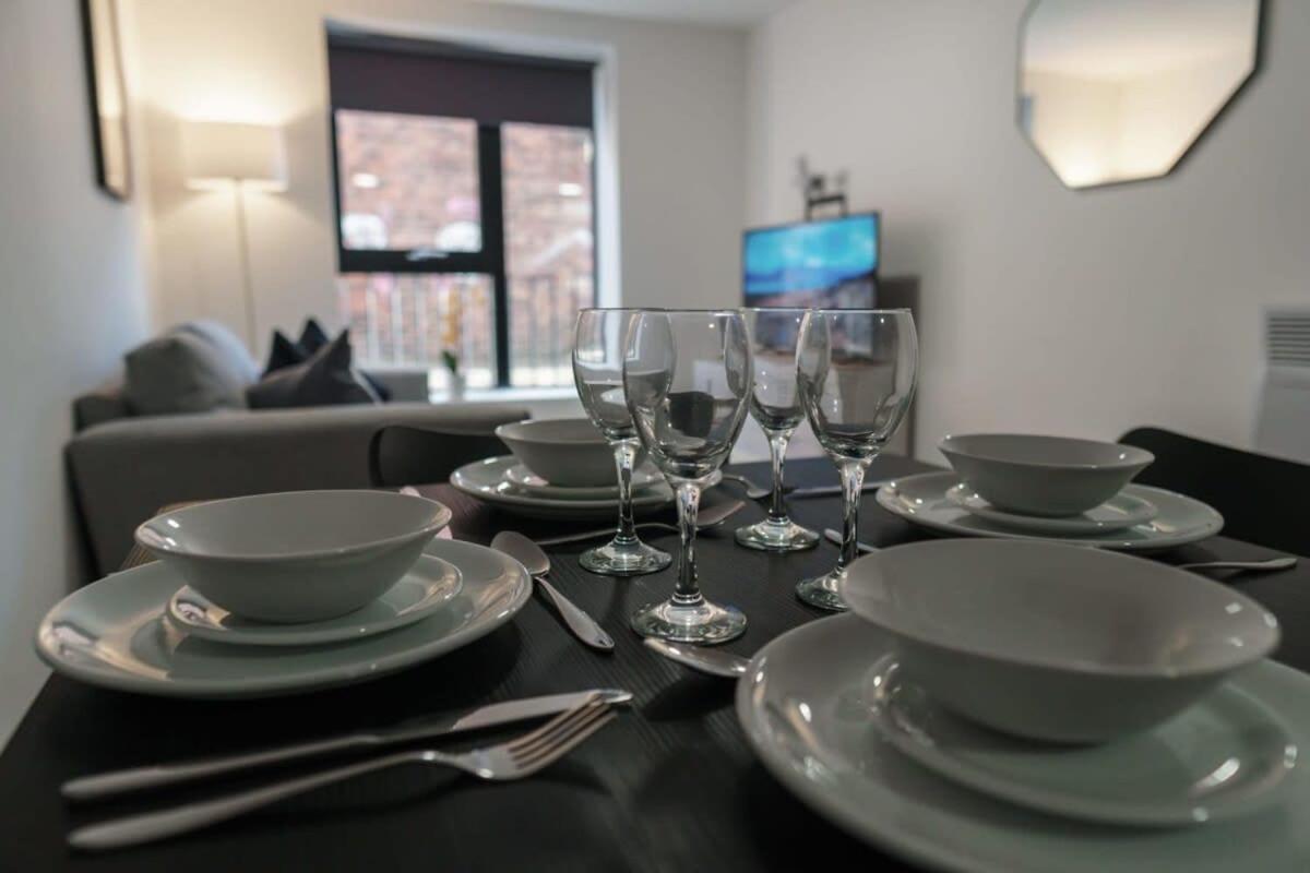 Contemporary 1 Bed Apartment In Liverpool Centre Exterior foto